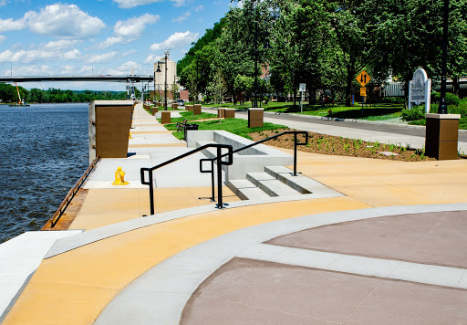 New Pedestrian Walkway by Levee Park